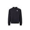 CHECK SHOULDER CREWNECK FLEECE