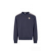 CHECK SHOULDER CREWNECK FLEECE