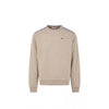 CHECK SHOULDER CREWNECK FLEECE