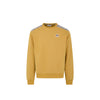 CHECK SHOULDER CREWNECK FLEECE