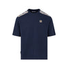 CHECK SHOULDER T-SHIRT