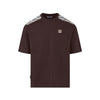 CHECK SHOULDER T-SHIRT
