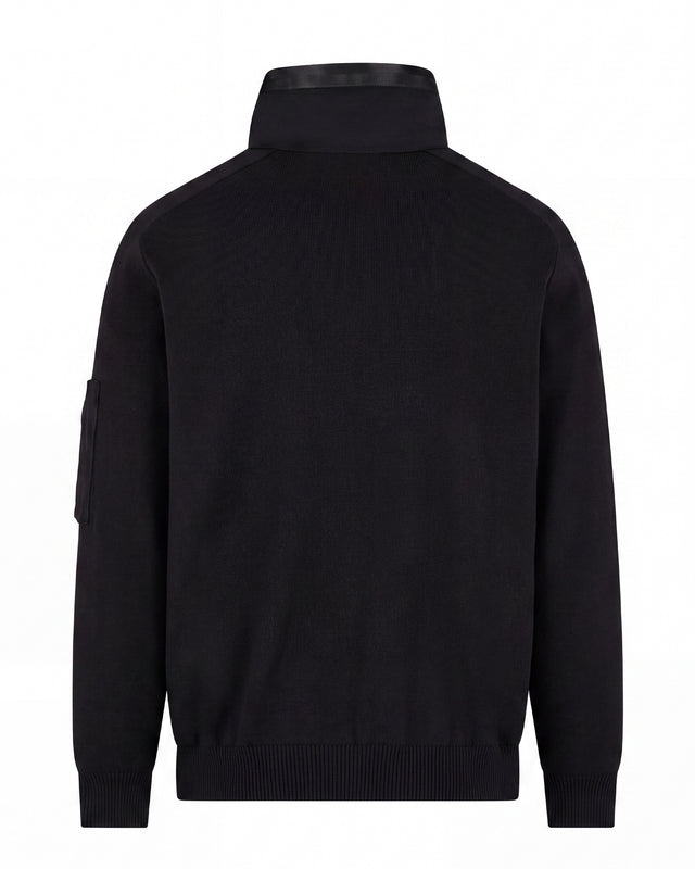 COTTON KNIT FZ SWEATER