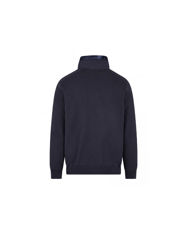 COTTON KNIT FZ SWEATER