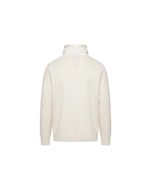 COTTON KNIT FZ SWEATER