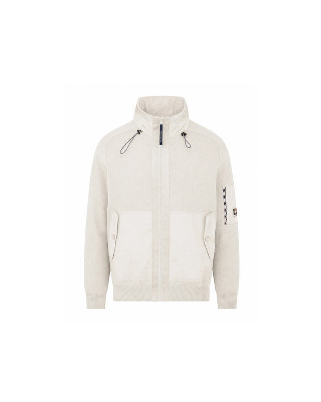 COTTON KNIT FZ SWEATER
