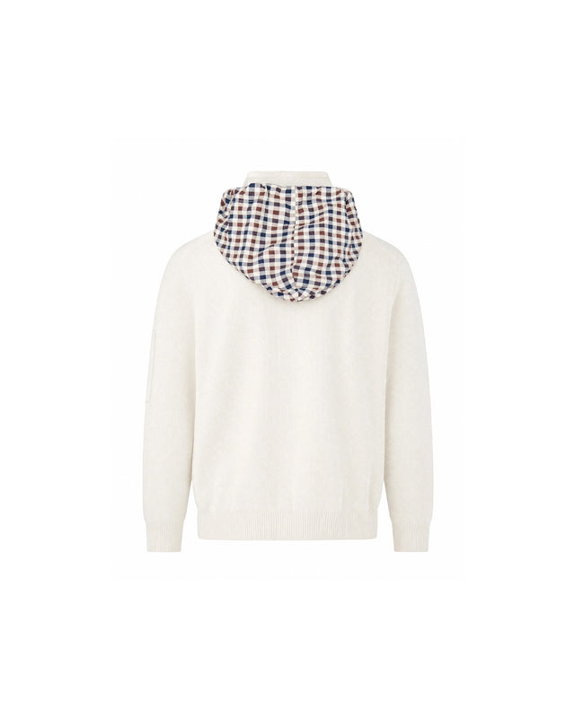 COTTON KNIT FZ SWEATER