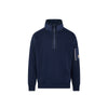 COTTON KNIT 1/4 ZIP SWEATER