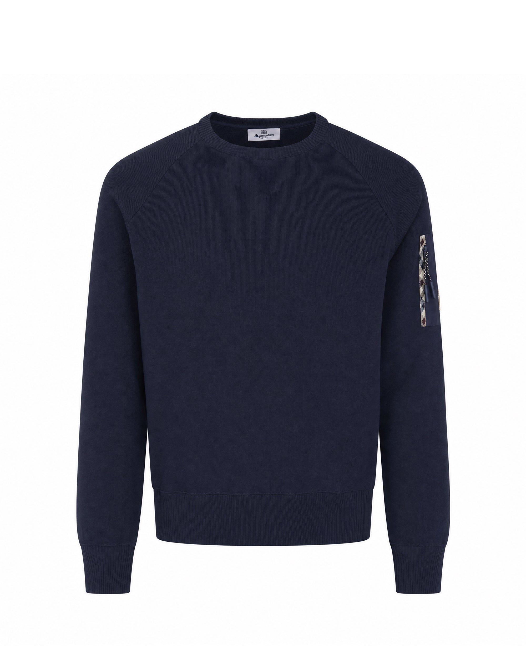 COTTON KNIT CREWNECK SWEATER