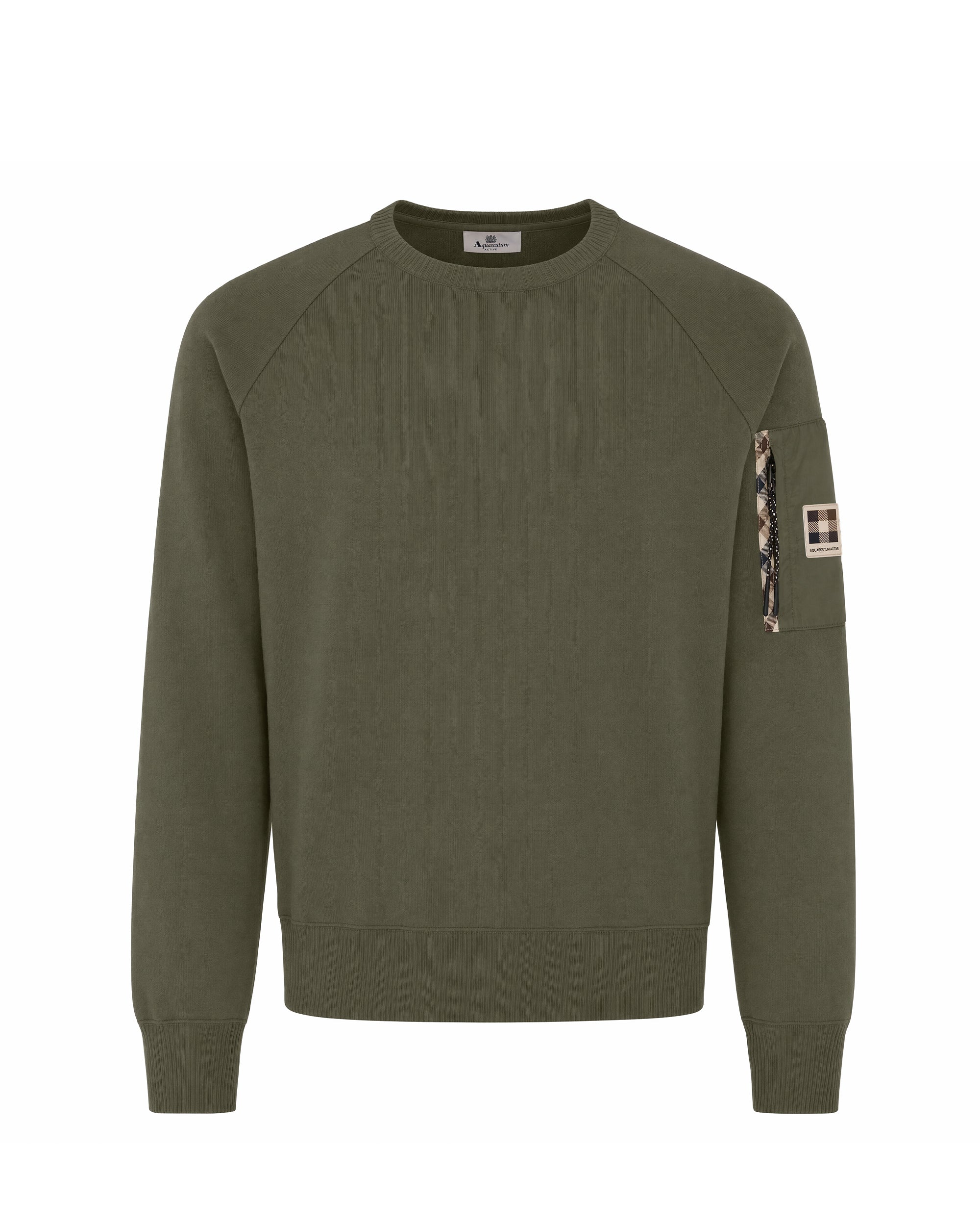 COTTON KNIT CREWNECK SWEATER