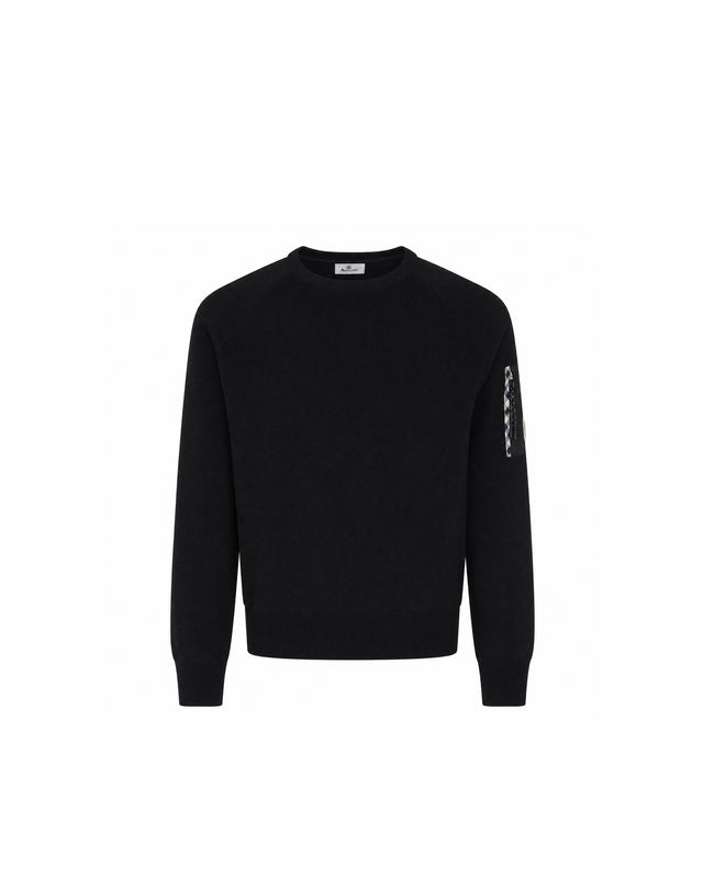 COTTON KNIT CREWNECK SWEATER