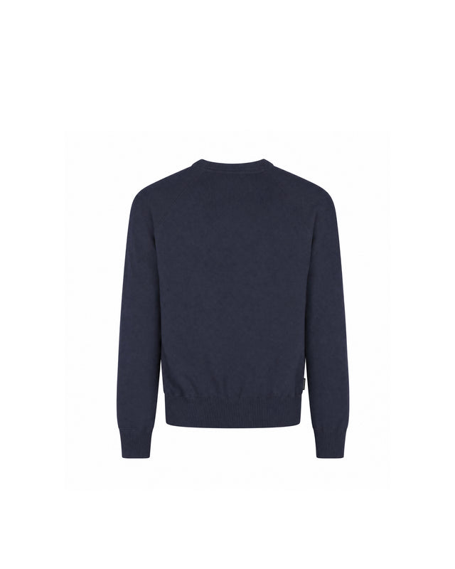 COTTON KNIT CREWNECK SWEATER