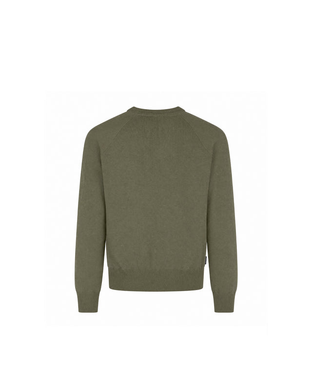 COTTON KNIT CREWNECK SWEATER