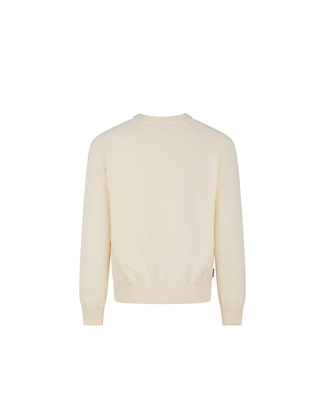 COTTON KNIT CREWNECK SWEATER