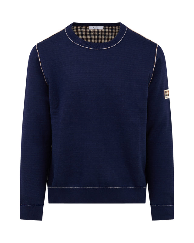 REVERSIBLE WOOL SWEATER