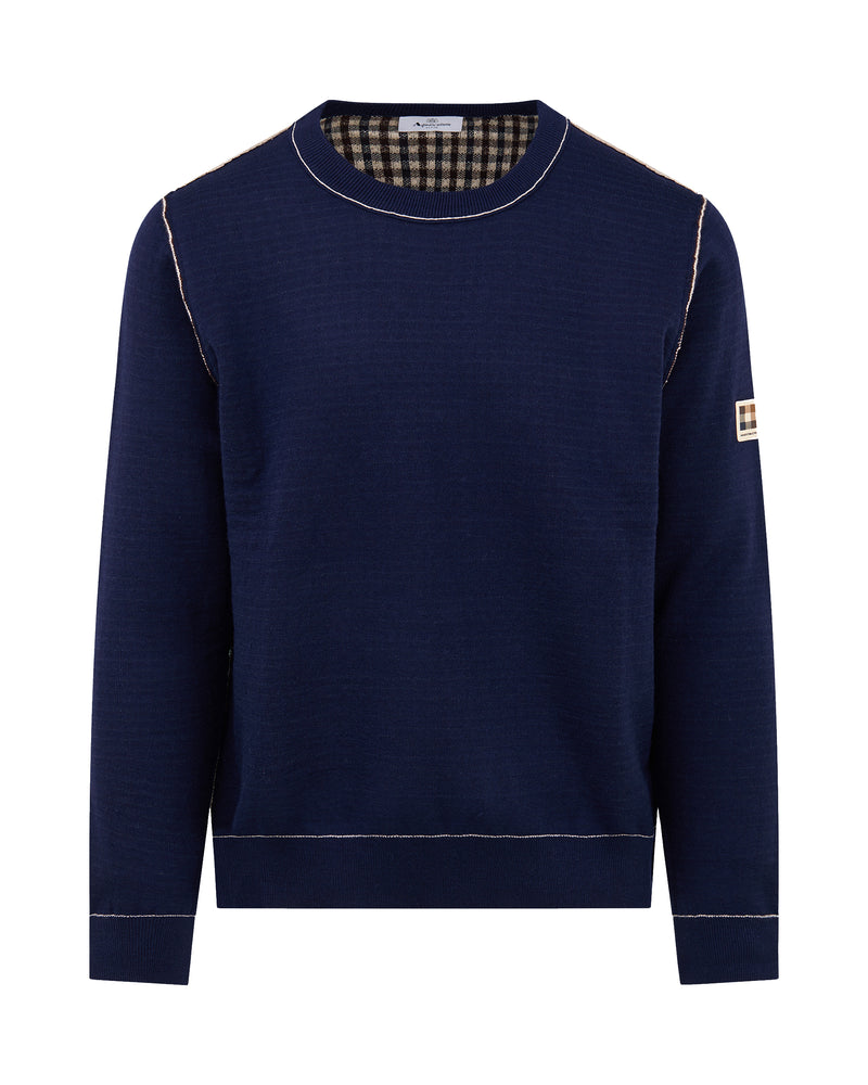 REVERSIBLE WOOL SWEATER
