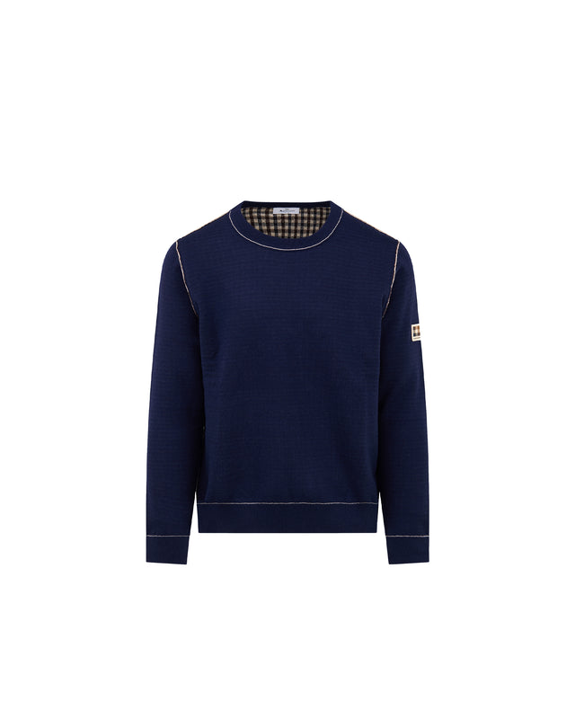 REVERSIBLE WOOL SWEATER