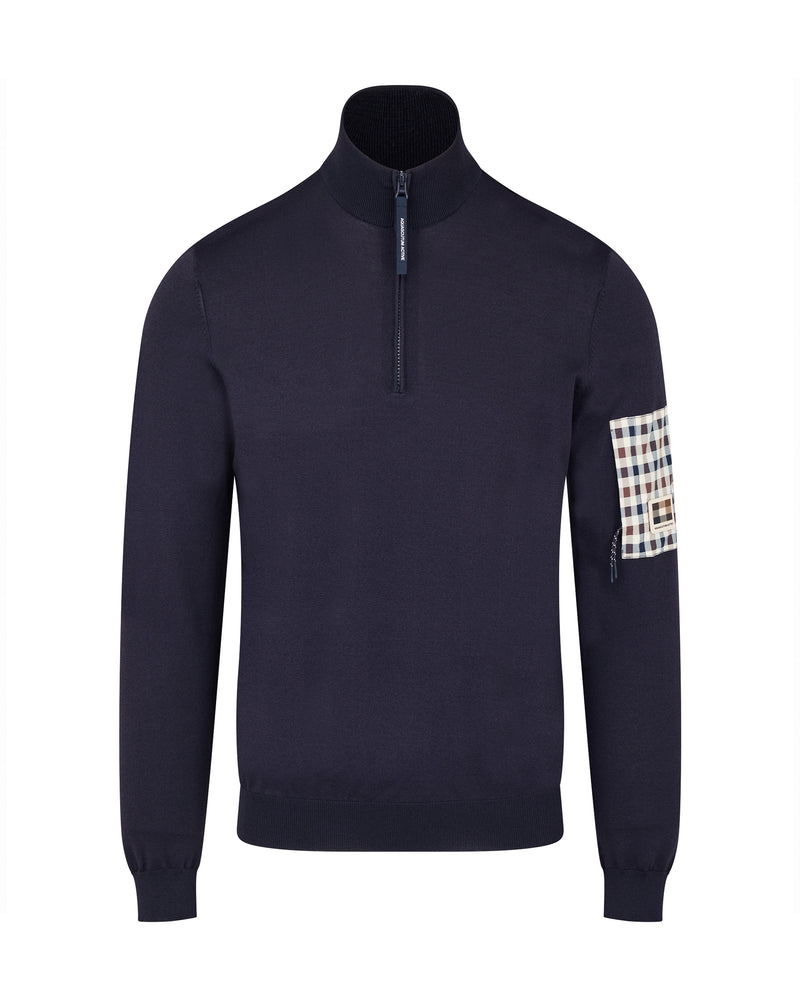 1/4 ZIP TECH SWEATER