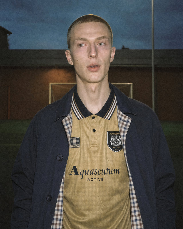 Aquascutum Active 50TH CLUB CHECK POLO