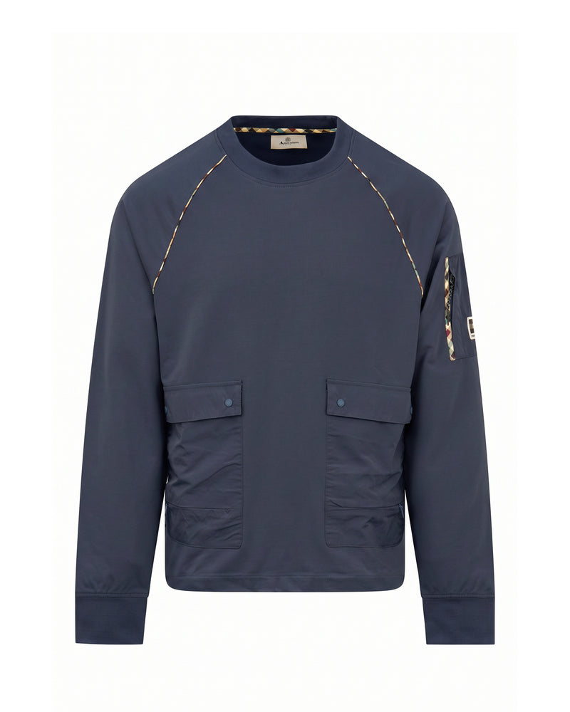 CREWNECK STRETCH FLEECE