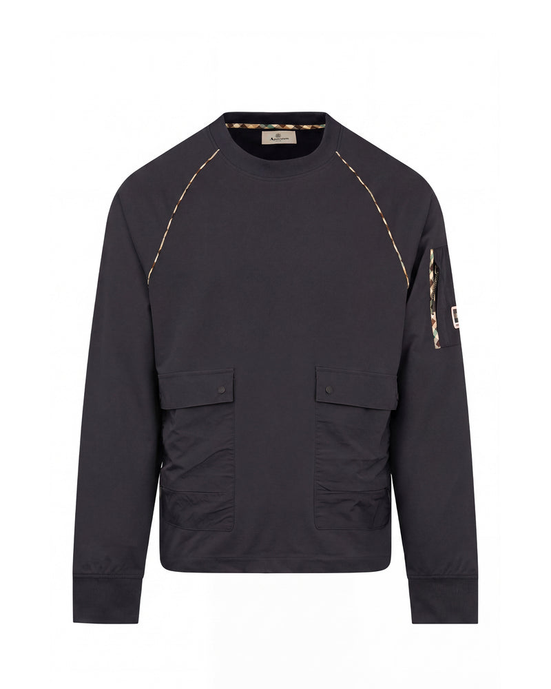 CREWNECK STRETCH FLEECE
