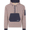 CHECK ANORAK STRETCH FLEECE